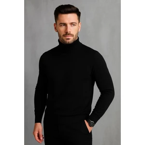 Erkek Yarım Balıkçı Yaka Triko Kazak