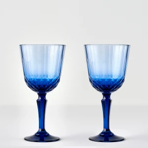 Bella Maison Colore Kesme Kadeh 2'li Mavi (310 Cc)