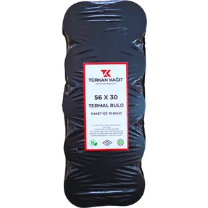 56X30 Termal Rulo Yazarkasa Pos Rulosu 1 Paket 10 Adet Bpa Free