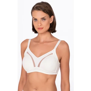 Kadın Tül Detay Toparlayıcı Sütyen | Ekru 706