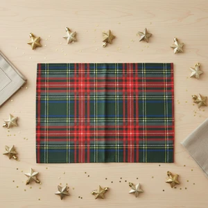 Grand Fine Art 2 Adet Amerikan Servis,yılbaşı Temalı Amerikan Servis,yıkanablir Supla 32X42 cm