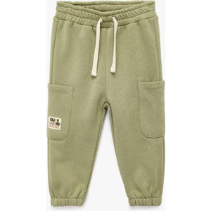 Şardonlu Beli Lastikli Basic Jogger Eşofman Altı