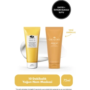 Drink Up Kayısı ve İsviçre Buzul Suyu İçerikli 10 Dakikalık Yoğun Nem Maskesi 75 ml