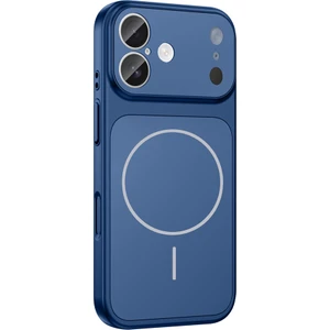 Maks Technology iPhone 17 Kılıf Maks M-Safe Şarj Özellikli Kamera Korumalı Formen Kapak - Mavi