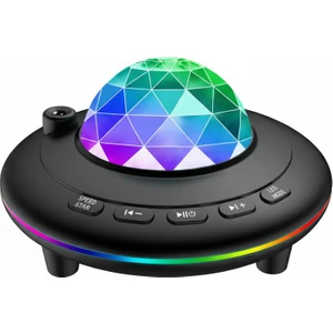 Galaxy Projeksiyon Parti Işığı – Bluetooth Hoparlörlü Kumandalı Eğlence & Gece Lambası