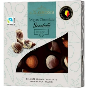 J.d. Gross Belgian Chocolate Seashells Fındıklı Nuga Dolgulu Belçika Çikolatası 250G
