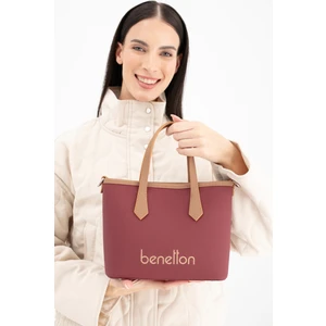 United Colors Of Benetton Benetton Kadın Kol Çantası Bordo - Camel BNT1654