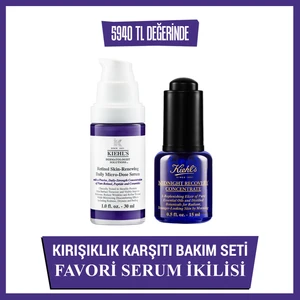 Retinol Serum ve Midnight Recovery Gece Serumu Gece & Gündüz İkili Seti