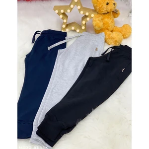 Erkek Çocuk Fermuarlı Cepli Eşofman Altı 04100 Siyah