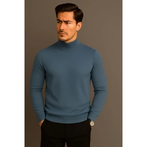 Erkek Yarım Balıkçı Yaka Triko Kazak