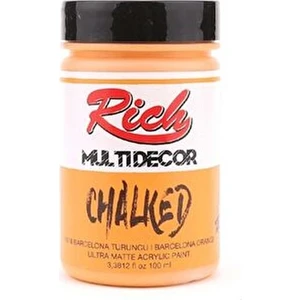 Rich Boya Barcelona Turuncu Multi Decor Chalked 100 cc
