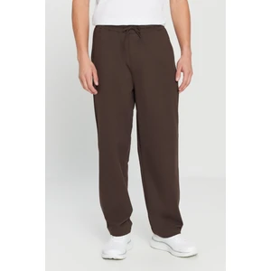 Pamuklu Standart Fit Normal Kesim Beli Bağlamalı Yan Cepli Eşofman Altı