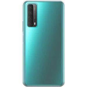 Caseart Huawei P Smart 2021 ile Uyumlu Kapak Kamera Korumalı Şarj Yeri Tıpalı Şeffaf Silikon Kılıf