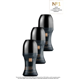 Black Suede Dark Erkek Rollon 50 Ml. Üçlü Set