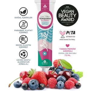 Ben & Anna Yaban Mersini Aromalı Diş Macunu