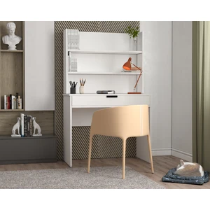 Armi Tek Çekmeceli Kitaplıklı Çalışma Masası