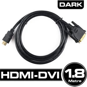 DARK DK-CB-DVIXHDMIL180 1.8metre HDMI-DVI (24+1) Görüntü Kablosu 1.4v