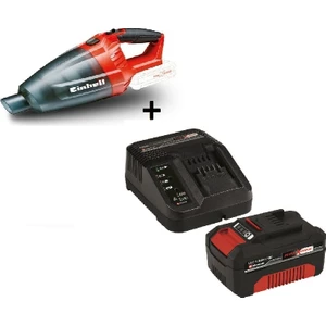 TE-VC 18 Li - Solo, Akülü Süpürge ve Einhell 18V 4 Ah PXC Starter Kit