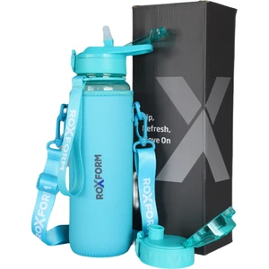 Suluk Matara 1100 Ml, Premium Pp Malzeme, Sağlıklı Bpa & Bps Içermez, Kılıflı, Çift Kapaklı, Koku Yapmaz, Sızdırmaz ve Dayanıklı, Mavi