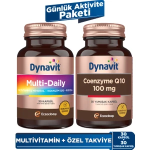 MultiDaily 30 Kapsül + Coenzyme Q10 100 mg 30 Yumuşak Kapsül - Günlük Aktivite Paketi