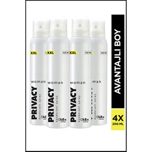 Privacy Woman Kadın Deodorant 4X200 ml