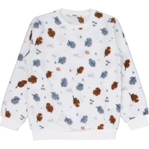 Civil Girls Yaprak Desen 6-9 Yaş Pijama Takımı