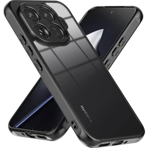 M.TK Moveteck Xiaomi Mi 15T Pro Kılıf Kamera Korumalı Kenarları Renkli Arkası Şeffaf Yumuşak Kenarlı Silikon Sert Kapak