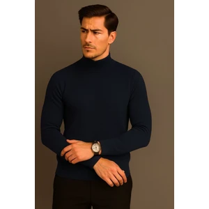 Erkek Yarım Balıkçı Yaka Triko Kazak