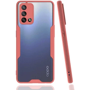 Oppo A74 4g Kılıf Parfe Kapak-Pembe