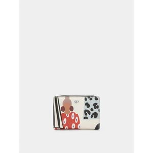 Desenli Dokulu Cüzdan