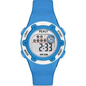 8212 Model Lacivert +4 Renk Kronometre-Alarmlı 5ATM Su Geçirmez Dijital Çocuk Kol Saati