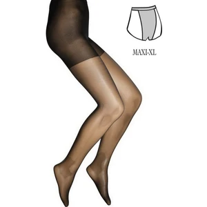 Burnu Şeffaf Fit 15 Külotlu Kadın Çorap -  Büyük Beden