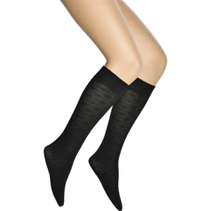 Hayal Desenli Mikro Dizaltı Kadın Çorap