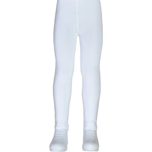 Bileği Dantelli Cotton Çocuk Tayt