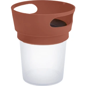 Baby Jem Dökülmeyi Önleyen Bebek Alıştırma & Atıştırma Mama Kabı - Kiremit