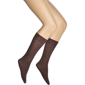 Hayal Desenli Mikro Dizaltı Kadın Çorap