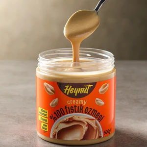 HeynuT %100 Fıstık Ezmesi Akışkan Kıvam 500 gr