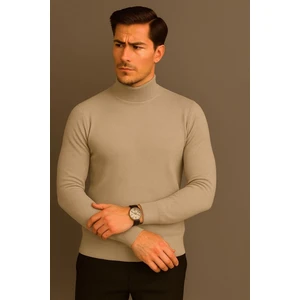 Erkek Yarım Balıkçı Yaka Triko Kazak