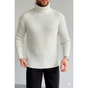 Erkek-Oversıze-Bogazlı-Balıkçı-Yaka-Fitilli-Triko-Kazak