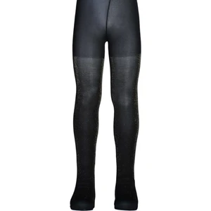 Işıl Altın Sarı Simli Çocuk Külotlu Çorap