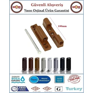 Gross AVM Pimapen Kapı Menteşesi - Metal - 100MM - Kahverengi