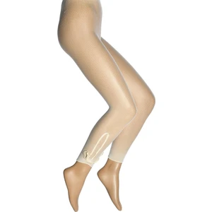 Yandan Bağcıklı File Tayt Kadın Çorap