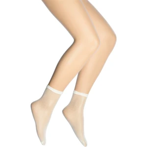 File Soket Kadın Çorap Ekru / 55