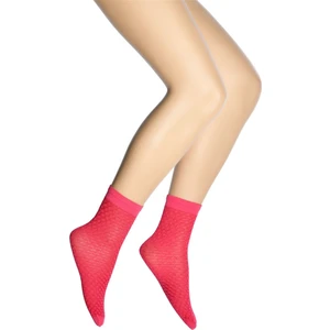 Petek Desenli Mikro Soket Kadın Çorap