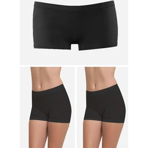 Nbb Siyah Dikişsiz 3lü Ağlı Şort Külot