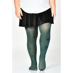 Yeni Yıl Desenli Çocuk Külotlu Çorap