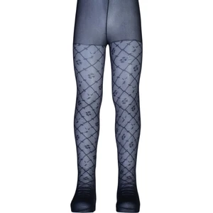 Duygu Desenli Opak Çocuk Külotlu Çorap