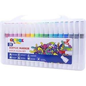 Akrilik Marker Kalem Seti 36 Renk 3687