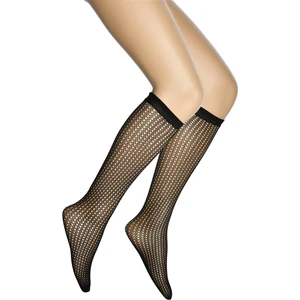 Dantel (Örümcek) File Dizaltı Kadın Çorap