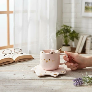 Keyfim Shop Tatlı Kedi Tasarımlı Kupa Bardak